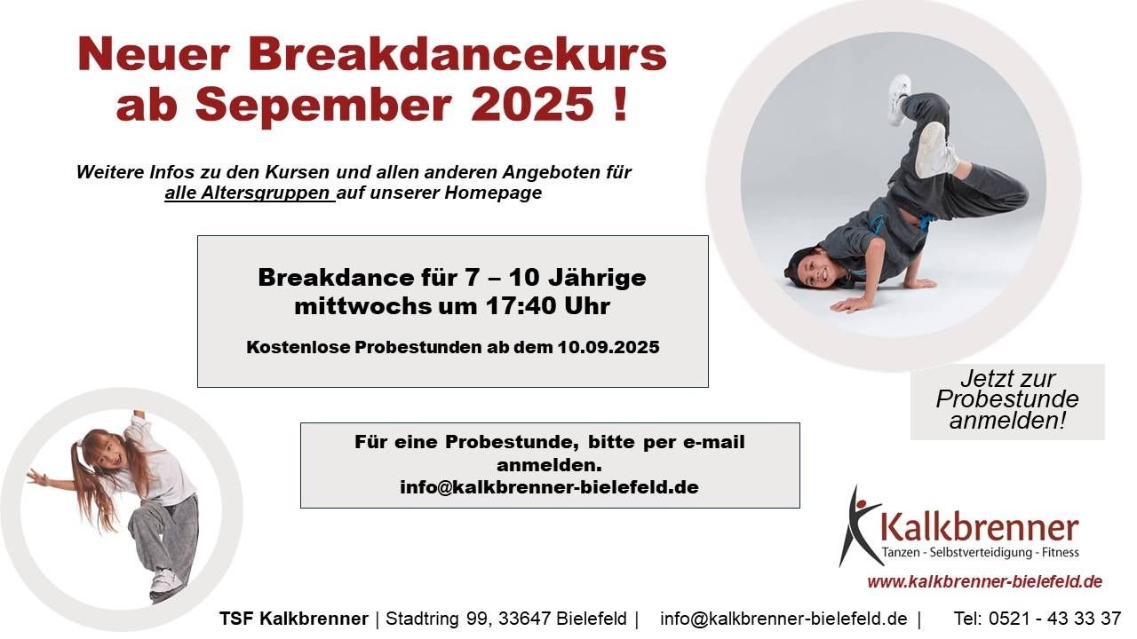 Neuer Breakdancekurs